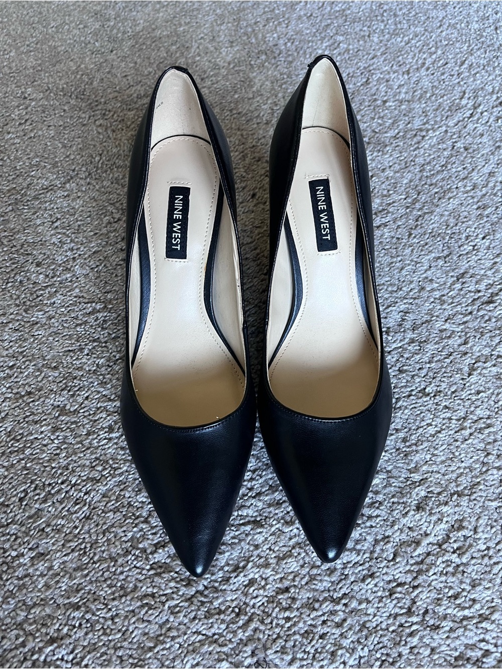Nine West Black Pointed Toe Pumps NEW WITHOUT TAGS